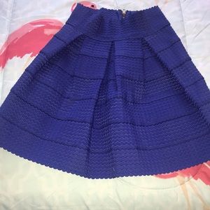 Blue Ruffle Skirt